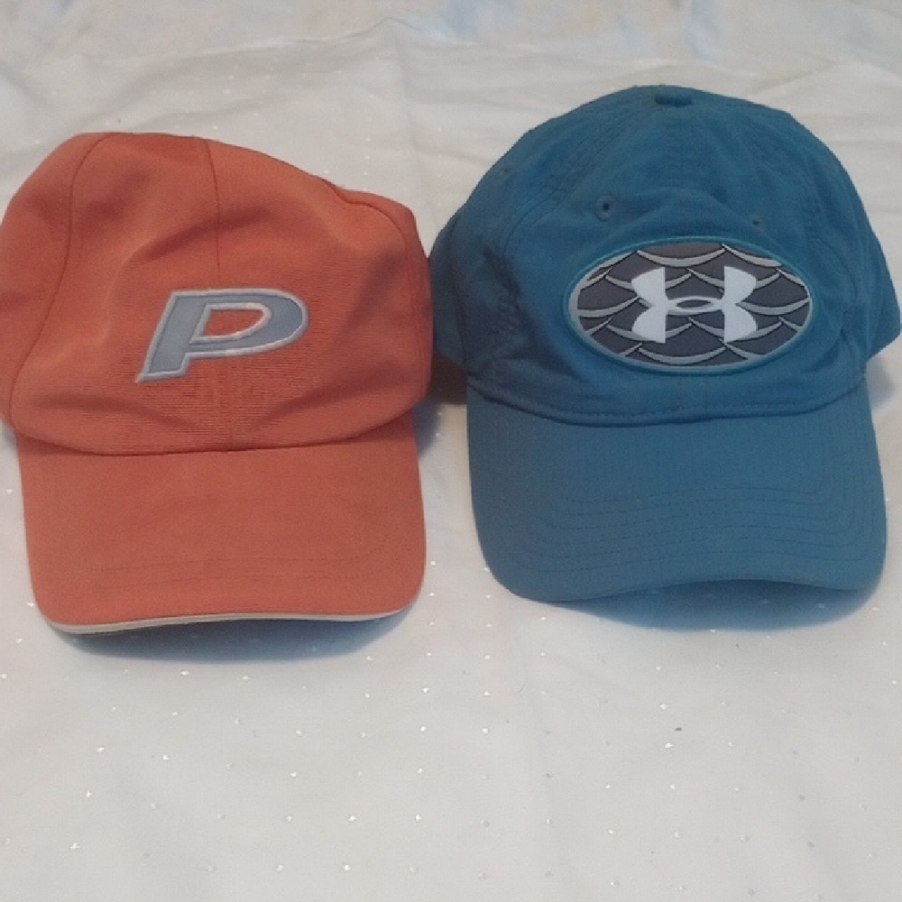 Under Armour Blue Baseball Hat Soft Cotton Curved Brim